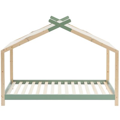 Lit cabane enfant en pin massif - CHARLY HOMIFAB