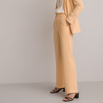 Брюки прямые с цветочным принтом LA REDOUTE COLLECTIONS