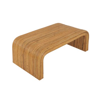 Table basse rectangulaire rotin naturel BAYA SWEEEK