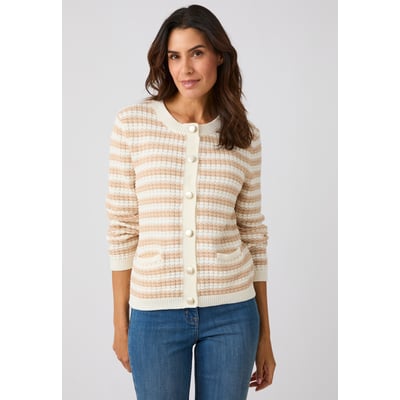Cardigan uni ou rayé DAMART
