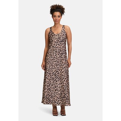Robe de soirée à imprimé léopard VERA MONT