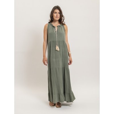 Robe Longue Gaze De Coton Ijelma DONA LISA