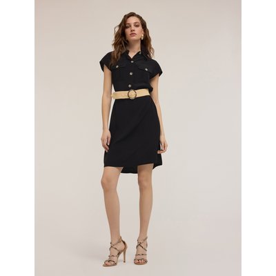 Robe CHEMISIER courte en tissu fluide MOTIVI