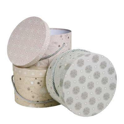 Set de 3 boîtes de rangement MATHILDE M