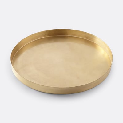 Plateau rond en métal acier, Solador LA REDOUTE INTERIEURS