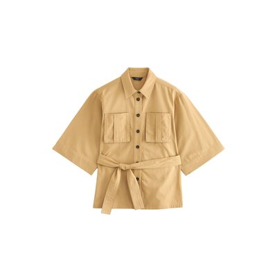 Chemise militaire à manches 3/4 avec ceinture NEXT
