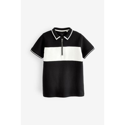 Polo motif colour block à manches courtes NEXT