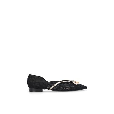 Ballerines en dentelle avec logo bijou LIU JO