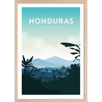 Affiche Voyage en Honduras HEXOA