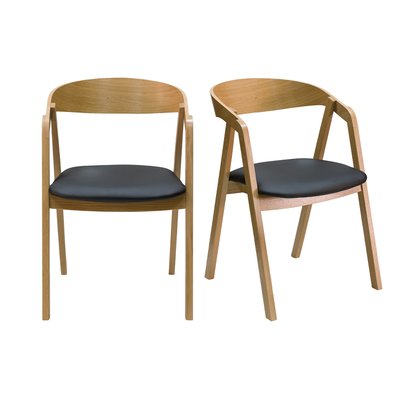 Chaises scandinaves empilables (lot de 2) LOVA MILIBOO