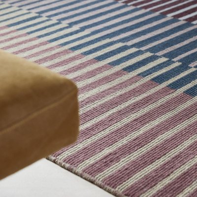 Tapis salon et chambre fait main en laine motif géométrique ARTISAN A UN AMOUR DE TAPIS
