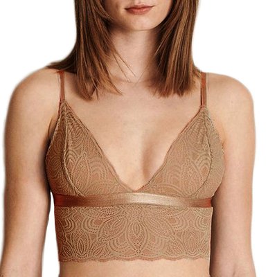 Soutien-gorge bustier sans armatures en dentelle ajourée vegan LUNA UNDERPROTECTION