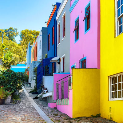Tableau carré bo kaap HEXOA