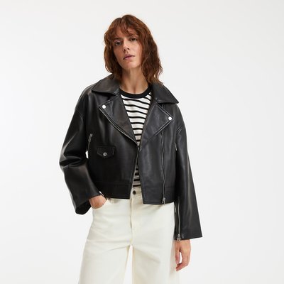 Thelma Signature Biker Jacket with Zip-Up Closure LA REDOUTE COLLECTIONS