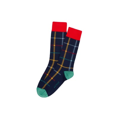 Chaussettes en coton imprimé Cleveland Marine ARTHUR