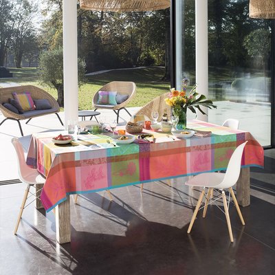 Nappe pur coton MILLE GARDENIAS GARNIER-THIEBAUT