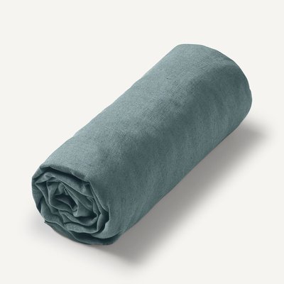 Spannbettlaken Elina, gewaschenes Leinen AM.PM
