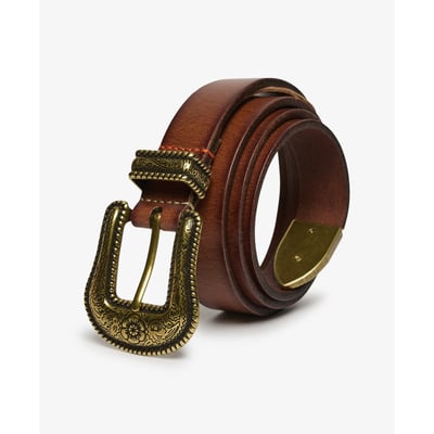Ceinture Western Skinny en Cuir SUPERDRY