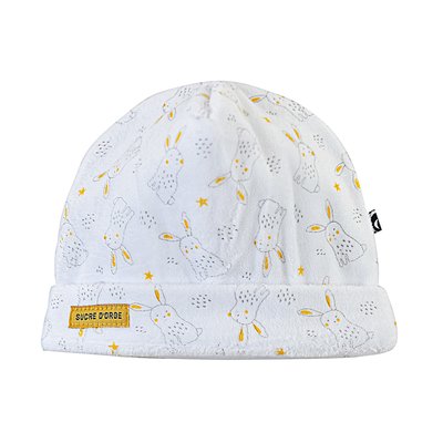 Bonnet naissance domi SUCRE D'ORGE