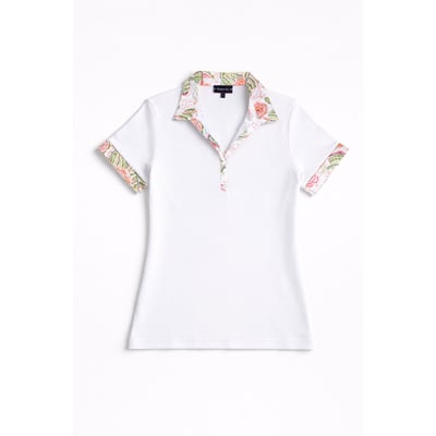 Polo motifs fleuris - coton ARMOR-LUX