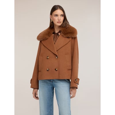 Manteau court croisé MOTIVI