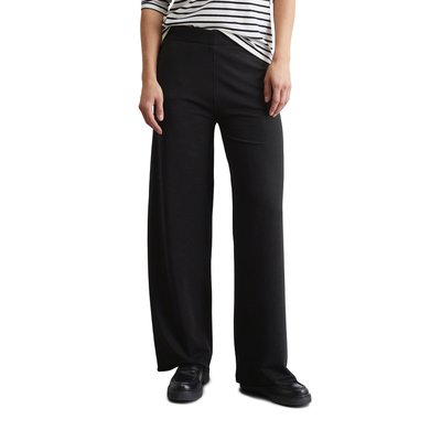 Pantalon en jersey droit en doux mélange de coton organique et de viscose MARC O'POLO