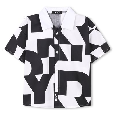 Chemise manches courtes coton DKNY