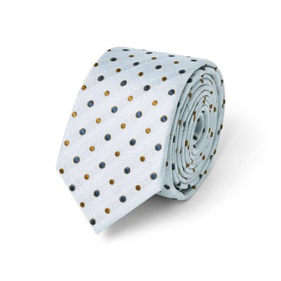 Cravate fine à motifs 100% soie DRAEGER PARIS