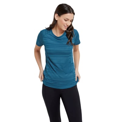 T-shirt manches courtes motif/style à rayures ENDURANCE MOUNTAIN WAREHOUSE