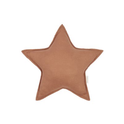 Coussin Étoile en Lin Français lavé L1N0 NOBODINOZ