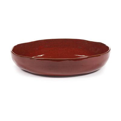 Plat Creux De Service Taille M La Mère Grès Rouge Ø31,5 Cm SERAX