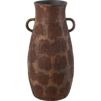 Vase amphore en terre cuite  effet rouille élégant RECOLLECTION