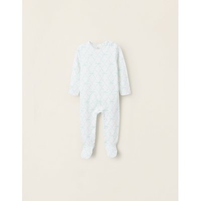 Grenouillère en Coton avec Motif de Nœuds ZIPPY