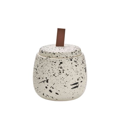 Pot à coton en céramique tacheté à la main DEMY GUY LEVASSEUR