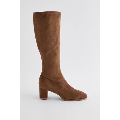 Bottes souples hauteur genou à talon carré NEXT
