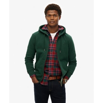 Sweat à capuche zippé à logo Essential SUPERDRY