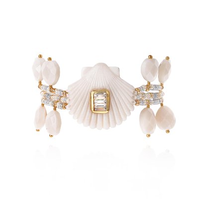 Bracelet ajustable avec perles et pampilles SHELLEY HIPANEMA