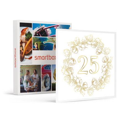 Noces d'argent : 25e anniversaire de mariage de rêve ! - SMARTBOX - Coffret Cadeau Multi-thèmes SMARTBOX