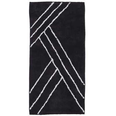 Tapis de bain déco géométrique en coton NEO GUY LEVASSEUR