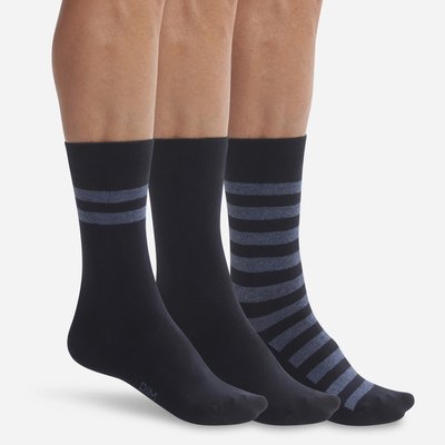 Lot de 3 paires de chaussettes Coton Style DIM