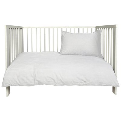 Parure de lit bébé housse de couette + taie coton bio lavé ORGANIKA SENSEI MAISON