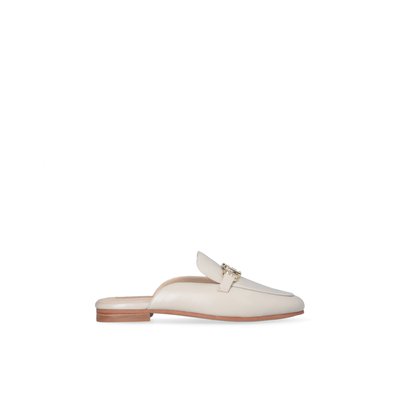 Chaussons en cuir avec logo LIU JO