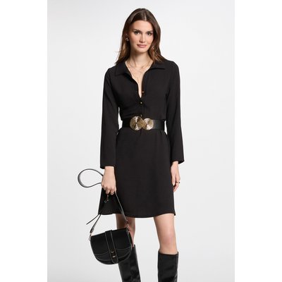 Robe courte droite fluide MORGAN