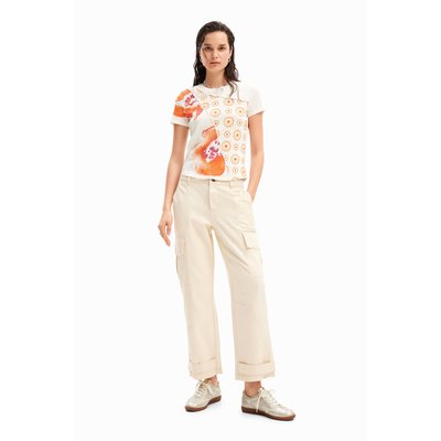 Pantalon cargo brodé DESIGUAL