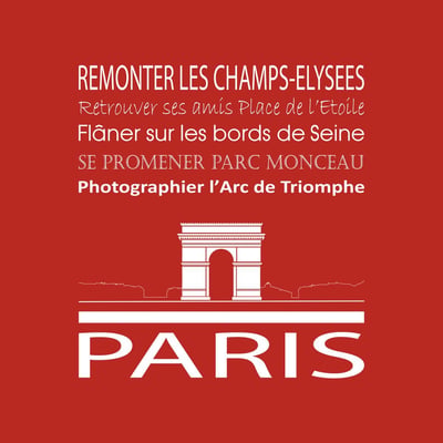 Tableau Mural Paris Arc De Triomphe RÉGIONALISME CEANOTHE