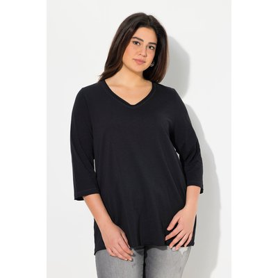 T-shirt décolleté en V et manches 3/4 ULLA POPKEN