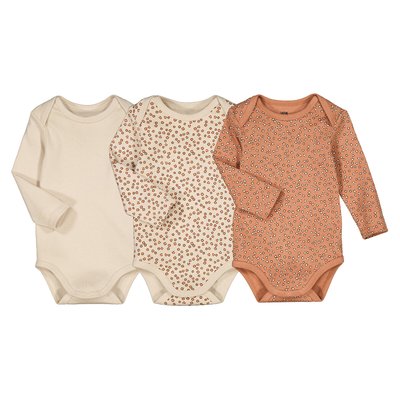 Lot de 3 bodies manches longues LA REDOUTE COLLECTIONS
