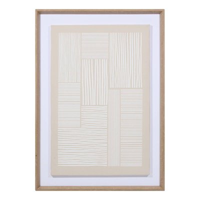 Toile 3D motifs abstraits en relief DONOVAN ATMOSPHERA