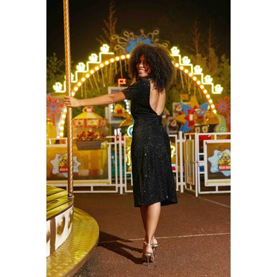 Robe droite en guipure discount