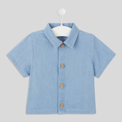 Chemise manches courtes en coton BIO BOUT'CHOU